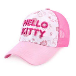 凯蒂猫（HELLO KITTY）儿童网眼棒球帽 KT4063 粉色 52cm