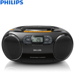 飞利浦（PHILIPS）AZ329/93 音响 CD播放机 收录机 学习机 磁带机 胎教机 USB播放 SD插卡便携收音机