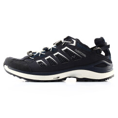 LOWA德国越野跑鞋户外跑步运动鞋透气进口低帮鞋 MADISON 男款L410481 藏青色/银色 43.5