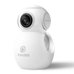 Insta360 Air 360度VR全景相机高清数码相机全景直播拍摄像头自拍旅游美颜智能安卓手机镜头【白色Type-C】