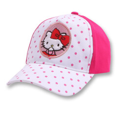 凯蒂猫（HELLO KITTY）儿童棒球帽（遮阳帽） KT4058 白玫 52cm
