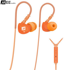 MEELECTRONICS M6P 入耳式运动耳机 立体声线控音乐耳机 橙色