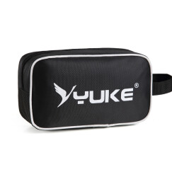 羽克（Yuke） 游泳包收纳包袋沙滩包专用男女泳衣收纳袋海边用品装备携带方便 黑色拉链包
