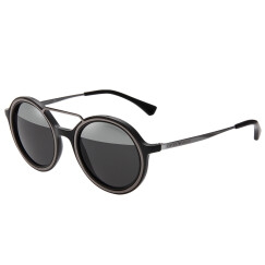 Emporio Armani 阿玛尼 女款灰色镜框深灰色镀膜镜片眼镜太阳镜 EA4062 5462/1Y 49MM