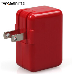 锐明  USB电源适配器 手机充电器 快充 便携式通用型 单口 5V2.1A 红色RM814RD