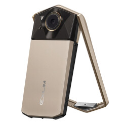 卡西欧（CASIO）EX-TR600 数码相机（1110万像素 21mm广角）金色 自拍神器 美颜相机