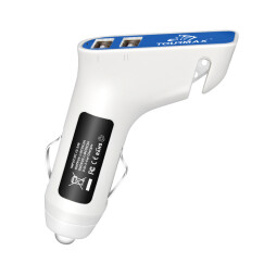 途马（TOURMAX）破窗器车充 车载点烟器充电器 汽车破窗器车充二合一T9