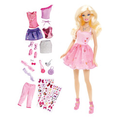 芭比Barbie 芭比娃娃设计搭配礼盒 Y7503