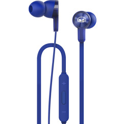 荣耀魔声耳机线控入耳式手机耳机立体声原装耳塞AM15蓝色