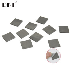 DKT 导热硅胶片 散热硅胶垫片 导热相变材料 贴电脑笔记本CPU显卡固态硅脂垫 1 15x15x0.5 灰色