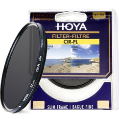 保谷（HOYA）uv镜 偏振镜 滤镜 67mm CIR-PL SLIM 超薄CPL偏振镜