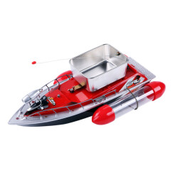 打窝船智能遥控钓鱼打窝器 自动打窝器 投饵船 渔具垂钓用品 经典款红色