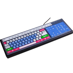 维杜卡（veedooca） 台式机标准键盘键盘保护膜 七彩蓝色