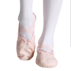 伊熙琳（YIXLW）儿童成人舞蹈鞋猫爪鞋拉丁舞芭蕾舞鞋练功鞋牛皮鞋底26码 了不起的菲丽西系列