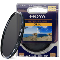 保谷（HOYA）uv镜 偏振镜 滤镜 55mm CIR-PL SLIM 超薄CPL偏振镜