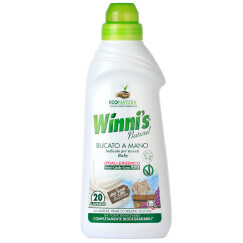 薇倪丝 Winni's 天然植皂婴儿衣物洗衣液手洗型 去污柔顺 无刺激 750ml(意大利进口)