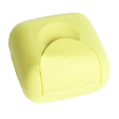 Freego 带盖可携带旅行香皂盒 密封便携手工皂盒肥皂盒 塑料 小号绿色Y-002（2件起售）