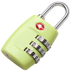 佳途 TSA密码锁 行李锁箱包三位四位数字设计健身房游泳室内汗蒸水疗柜子锁 Tsa335草绿色
