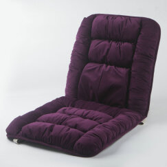问雅（wenya）坐垫靠垫一体办公室电脑椅汽车座垫餐桌椅子垫学生冬季加厚保暖垫 梦幻紫 50cm*110cm