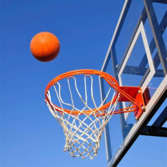 环美（HUANMEI）篮球框 户外成人篮球板篮圈室内弹簧篮球圈扣蓝壁式篮球架篮筐 投篮框架 篮筐篮框 儿童空心+网+膨胀螺丝