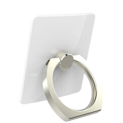 泰拉锋 手机支架指环扣金属贴背创意懒人支架苹果三星华为小米手机壳平板通用 珍珠白