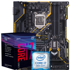 华硕（ASUS）TUF Z370-PLUS GAMING 主板(Intel Z370/LGA 1151)+英特尔 i7 8700 板U套装/主板+CPU套装
