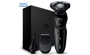 飞利浦（PHILIPS）男士电动剃须刀多功能理容剃胡刀刮胡刀礼盒装（配鬓角 鼻毛修剪器）S5082/61