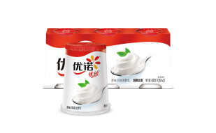 优诺(yoplait) 优丝原味酸奶风味发酵乳135gx3 低温酸牛奶生鲜