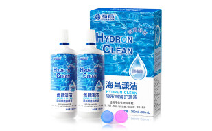 海昌护理液Clean保湿美瞳隐形眼镜护理液360ml*2瓶