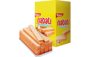 丽芝士（Richeese）印尼进口 Nabati 休闲零食 奶酪味 威化饼干 460g/盒 早餐下午茶点心