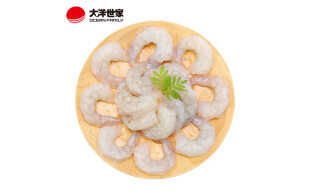 大洋世家 国产鲜虾仁（大号）200g/袋 15-20只 国产虾仁 火锅烧烤食材 大虾生鲜