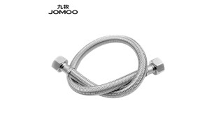 九牧（JOMOO）H5688-060101C-1 卫浴配件不锈钢丝编织双扣管软管 60cm