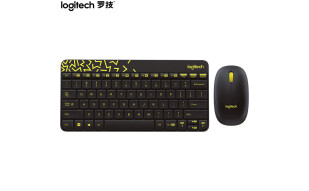 罗技（Logitech）MK240 Nano 键鼠套装 无线键鼠套装 办公键鼠套装 紧凑型 超长续航 带无线2.4G接收器 黑
