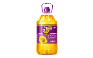 福临门 食用油 压榨一级充氮保鲜葵花籽油4.5L 中粮出品