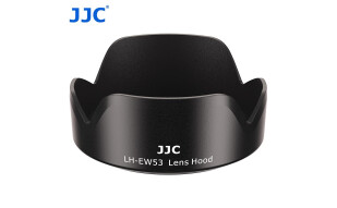 JJC 适用佳能EF-M 15-45遮光罩49mm镜头M200 M50 M6mark2 II二代微单 RF-S 18-45镜头EW-53