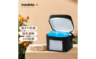 美德乐（Medela）背奶包妈咪包便携式外出储奶存奶 蓝冰母乳保鲜冷藏喂奶冰包