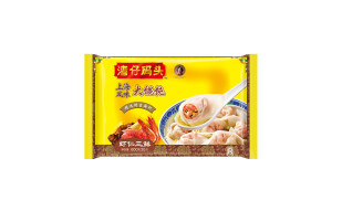 湾仔码头 上海大馄饨 虾仁三鲜口味 600g （30只） 火锅食材