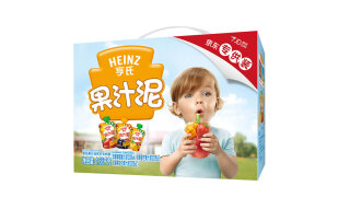 亨氏 (Heinz) 4段 婴幼儿辅食 宝宝零食 乐维滋果汁泥  婴儿水果泥京东特惠装礼盒120g*14袋(1-3岁适用)