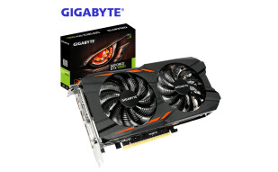 技嘉(GIGABYTE)GeForce GTX 1050Ti WF2OC 1328-1442MHz/7008MHz 4G/128bit游戏显卡