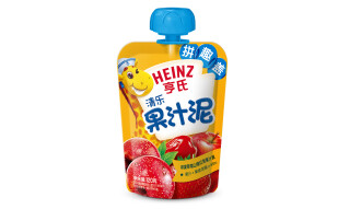 亨氏 (Heinz) 4段 婴幼儿辅食 宝宝零食 苹果草莓山楂红枣  乐维滋清乐果汁泥120g (1-3岁适用)