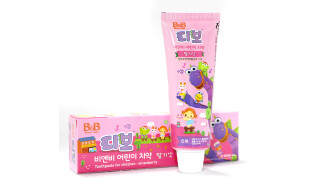 保宁 B&B 儿童护齿牙膏 草莓味 3岁以上 韩国 90g/盒