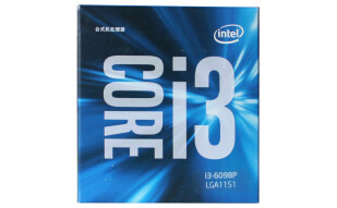 英特尔（Intel）酷睿双核 i3-6098P 1151接口 盒装CPU处理器