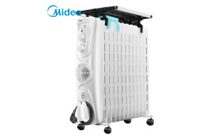美的（Midea）取暖器家用/电暖器/电暖气 13片速暖电热油汀NY2513-17EW