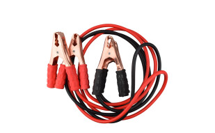 ANMA 电瓶线搭火线 打火线搭电线 过江龙连接线应急启动搭线电瓶夹2.5米 AM51500