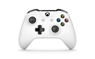 微软 (Microsoft) Xbox无线控制器/手柄 白色 | 带3.5mm耳机接头 蓝牙连接 Xbox主机电脑平板通用