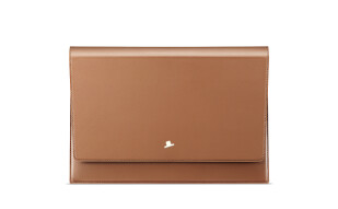 奇克摩克 iPad Pro12.9平板保护套皮套内胆包 适用于MacBook Air/Pro 13.3英寸以内平板电脑 雅痞棕