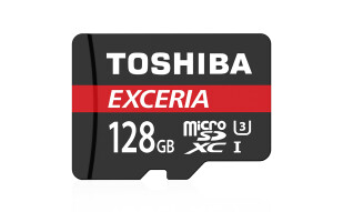 东芝（TOSHIBA）128G TF(microSD)存储卡 U3 Class10 读速90MB/s 高速行车记录仪TF卡