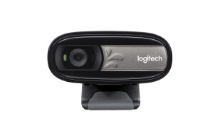 罗技（Logitech）C170 网络摄像头 黑色 多人通话 网络课程 远程教育