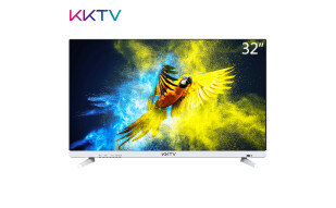 KKTV K32W 32英寸 高清 8GB+1GB 8核64位平板液晶网络智能电视机（黑色+银色）