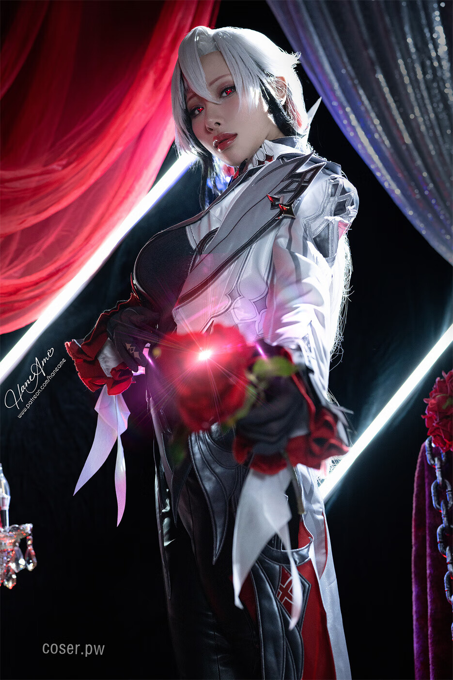 湾湾coser 00461 雨波_HaneAme - 24年05月订阅 Genshin Impact Arlecchino_原神 阿蕾奇諾 [36P-143.13 MB]